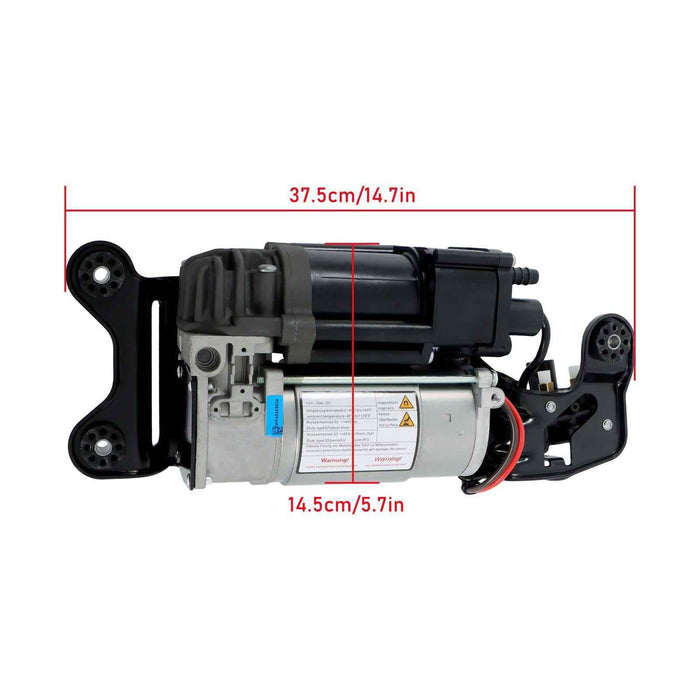 DURAFORCE Air Suspension Compressor w/Solenoid Valve Block For BMW X5 F15/F85 X6 F16/F86