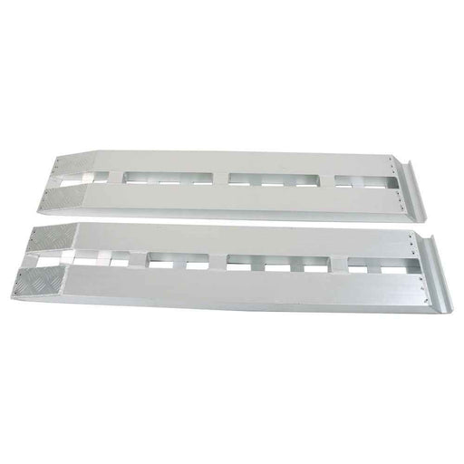 DURAFORCE 60''×12'' 2 Pcs Ramps Aluminum Ramps Car Trailer Truck Hook end 1 Pair