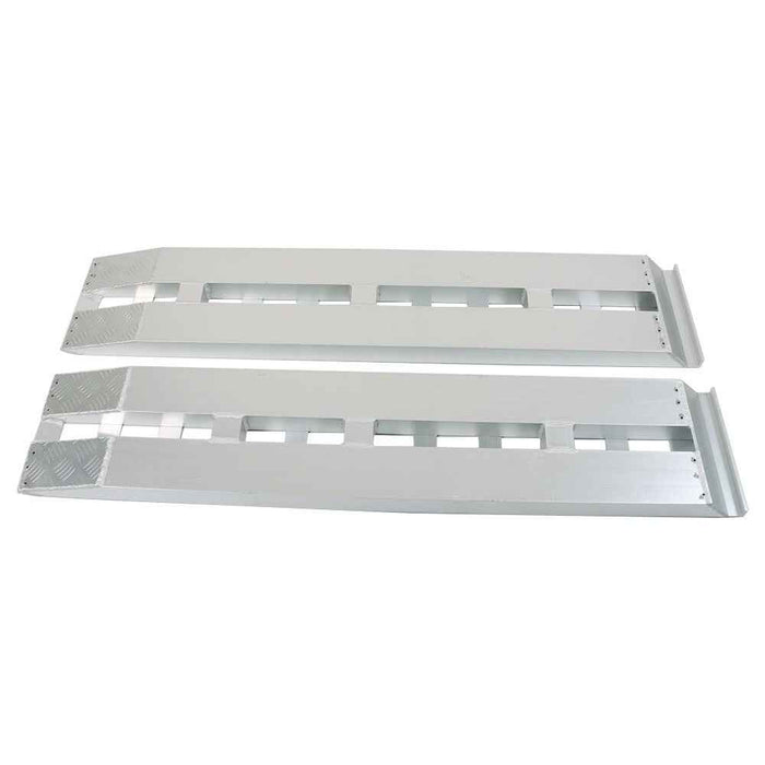 DURAFORCE 60''×12'' 2 Pcs Ramps Aluminum Ramps Car Trailer Truck Hook end 1 Pair