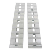 DURAFORCE 60''×12'' 2 Pcs Ramps Aluminum Ramps Car Trailer Truck Hook end 1 Pair