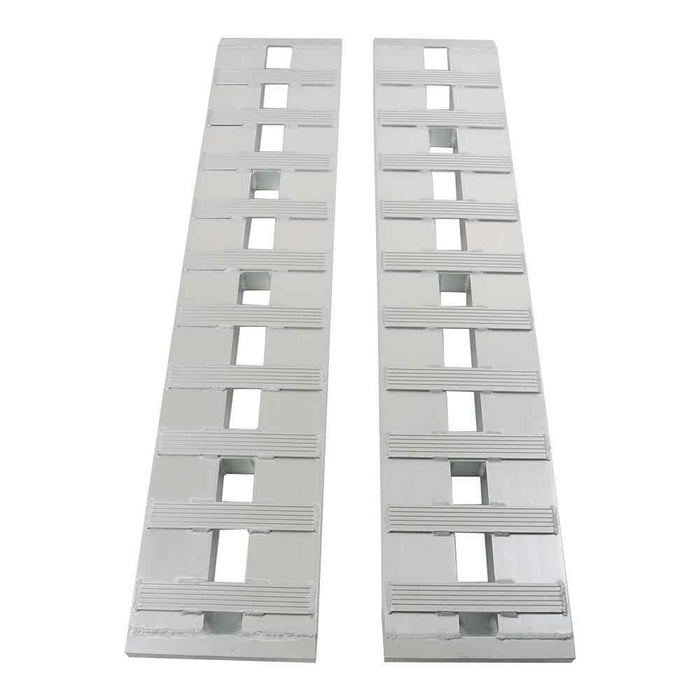 DURAFORCE 60''×12'' 2 Pcs Ramps Aluminum Ramps Car Trailer Truck Hook end 1 Pair