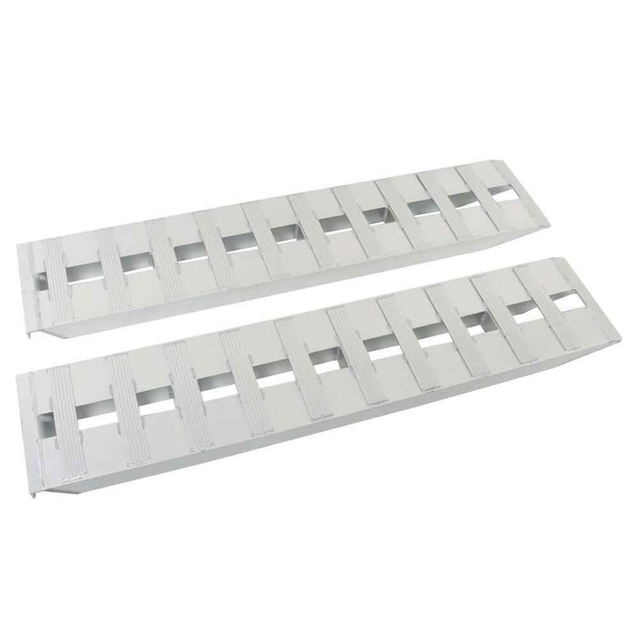 DURAFORCE 60''×12'' 2 Pcs Ramps Aluminum Ramps Car Trailer Truck Hook end 1 Pair