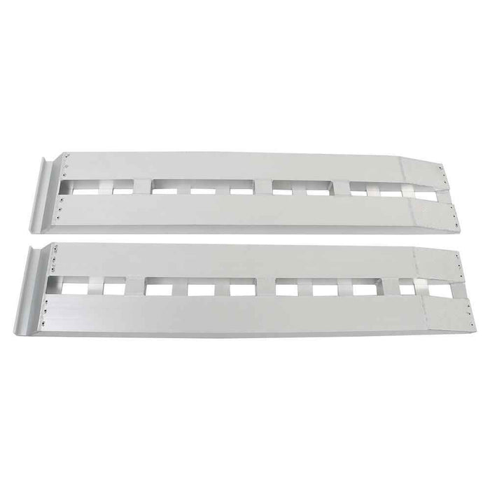 DURAFORCE 60''×12'' 2 Pcs Ramps Aluminum Ramps Car Trailer Truck Hook end 1 Pair