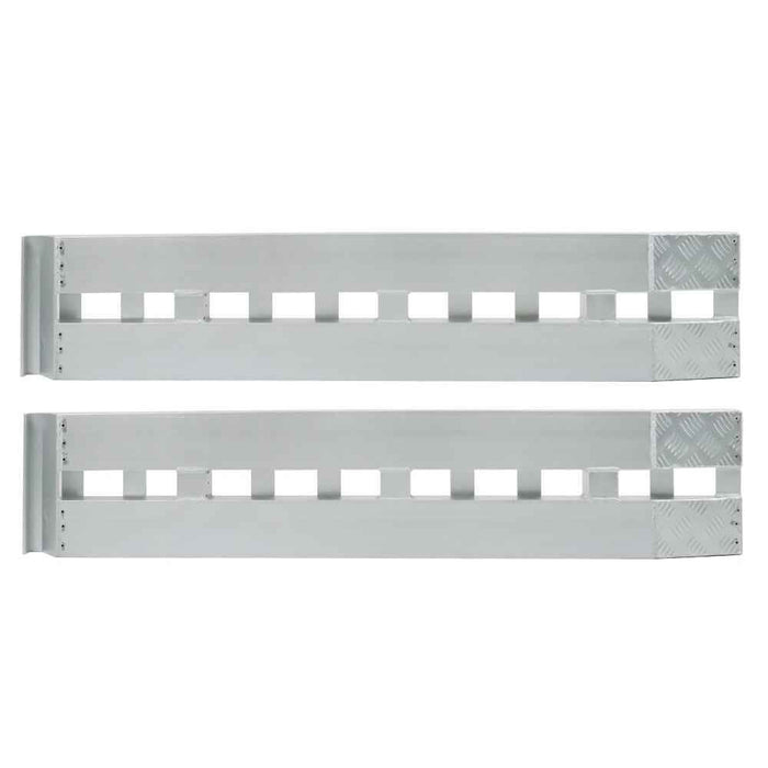 DURAFORCE 60''×12'' 2 Pcs Ramps Aluminum Ramps Car Trailer Truck Hook end 1 Pair