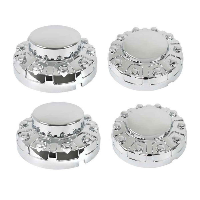 DURAFORCE 4Pcs Two Front&Two Rear Wheel Center Hub Caps For Dodge Ram 4500 5500 2019-2021