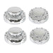 DURAFORCE 4Pcs Two Front&Two Rear Wheel Center Hub Caps For Dodge Ram 4500 5500 2019-2021