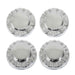 DURAFORCE 4Pcs Two Front&Two Rear Wheel Center Hub Caps For Dodge Ram 4500 5500 2019-2021