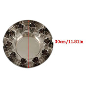 DURAFORCE 4Pcs Two Front&Two Rear Wheel Center Hub Caps For Dodge Ram 4500 5500 2019-2021