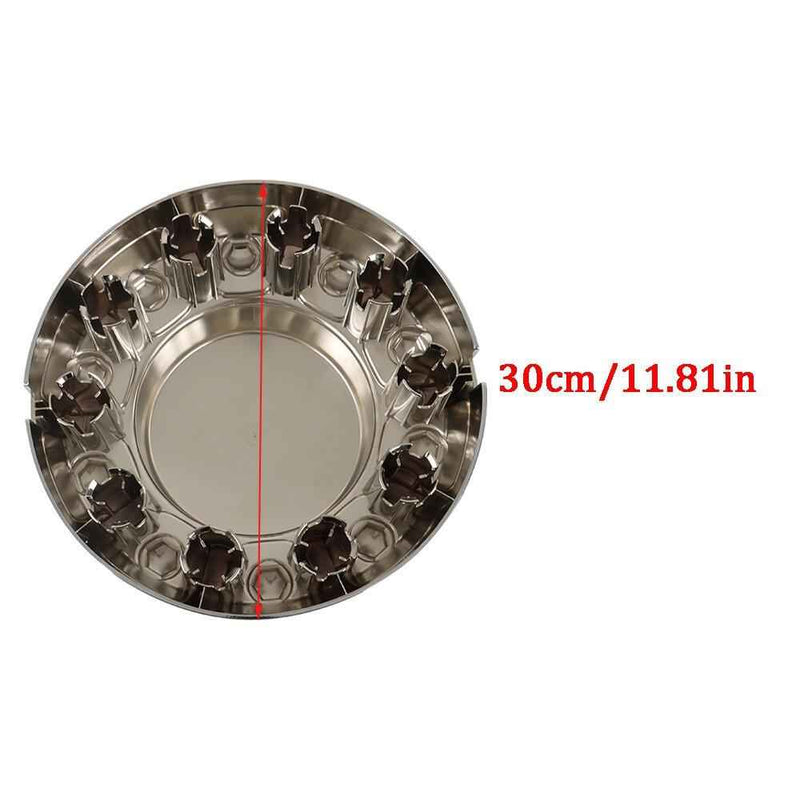 DURAFORCE 4Pcs Two Front&Two Rear Wheel Center Hub Caps For Dodge Ram 4500 5500 2019-2021