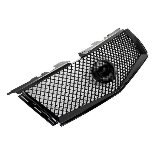 DURAFORCE Front Bumper Upper Grille Grill Assembly For 2008-2013 Cadillac CTS Gloss Black