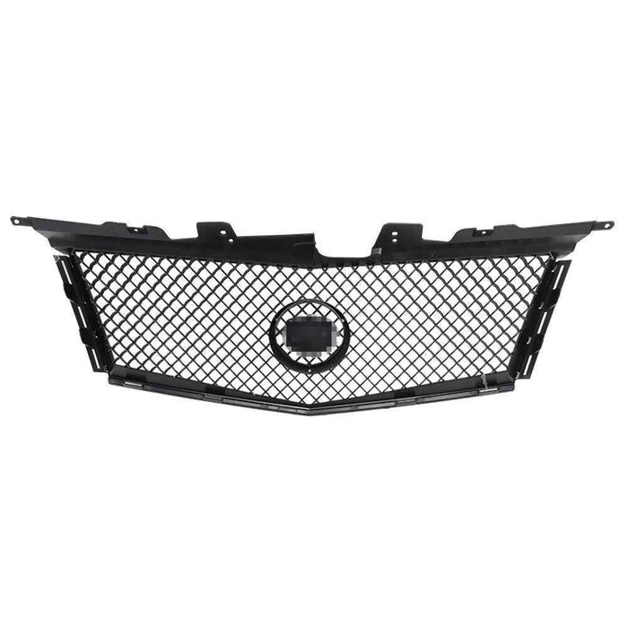 DURAFORCE Front Bumper Upper Grille Grill Assembly For 2008-2013 Cadillac CTS Gloss Black