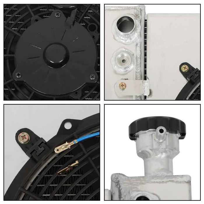 DURAFORCE 3Row Radiator+Shroud+Electric Fan For 1988-99 Chevy GMC C/K 1500 2500 3500