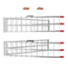 DURAFORCE For Truck Motorcycle Lawn Mower 2pcs ATV UTV 7.5' Aluminum Folding Loading Ramps