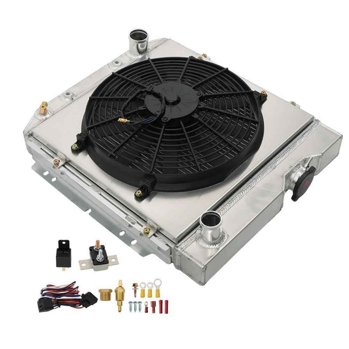 DURAFORCE Radiator+Shroud Fan 3 Row For Falcon Ranchero Mustang 1960-66 Comet 1961-65 AT