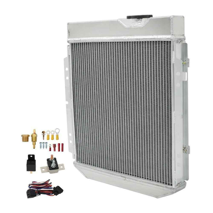 DURAFORCE Radiator+Shroud Fan 3 Row For Falcon Ranchero Mustang 1960-66 Comet 1961-65 AT