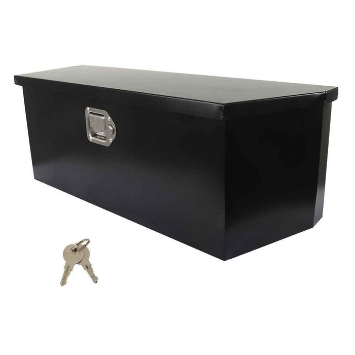 DURAFORCE 35Inch BLACK STEEL TRAILER TONGUE TOOL BOX 35'' x 12.2'' x 11.8''FOR UNIVERSAL