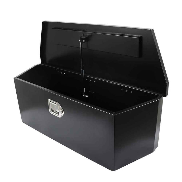 DURAFORCE 35Inch BLACK STEEL TRAILER TONGUE TOOL BOX 35'' x 12.2'' x 11.8''FOR UNIVERSAL