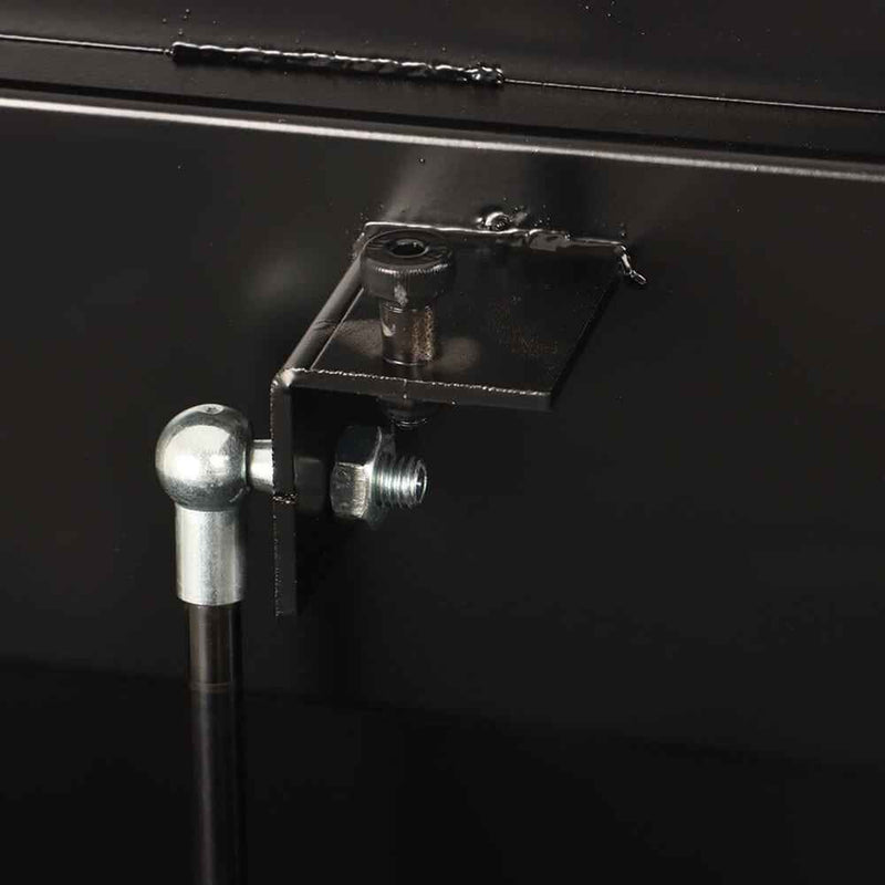 DURAFORCE 35Inch BLACK STEEL TRAILER TONGUE TOOL BOX 35'' x 12.2'' x 11.8''FOR UNIVERSAL