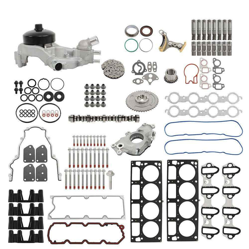 DURAFORCE For Chevrolet GM 2005-14 AFM Lifter Camshaft Head Gasket Head Bolts Lifters Kit