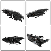 DURAFORCE Headlight Headlamp For 2016-2018 Nissan Maxima W/O Bulbs Driver&Passenger Side
