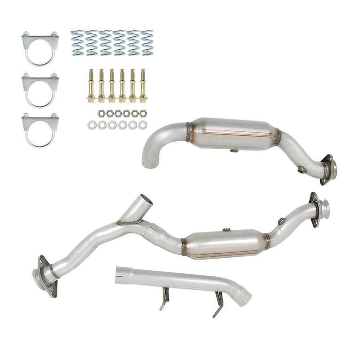 DURAFORCE Y Pipe Catalytic Converter Both Sides For Ford F-150 3.5L 2011 2012 2013 2014