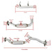 DURAFORCE Y Pipe Catalytic Converter Both Sides For Ford F-150 3.5L 2011 2012 2013 2014