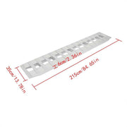 DURAFORCE NEW 84" x14" Aluminum Ramps 2 Pcs 6000Lbs Car Trailer Truck Hook End