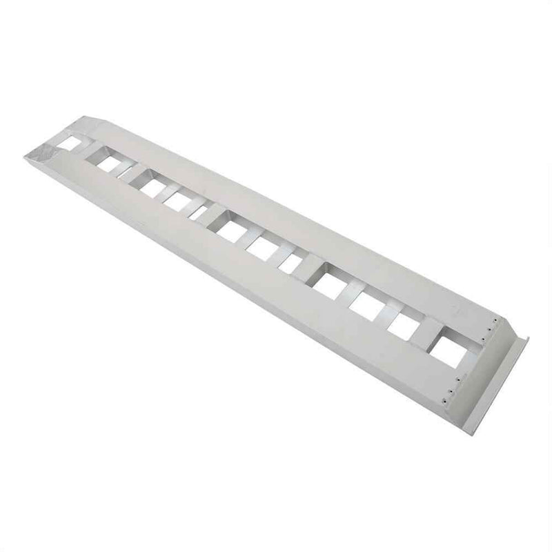 DURAFORCE NEW 84" x14" Aluminum Ramps 2 Pcs 6000Lbs Car Trailer Truck Hook End