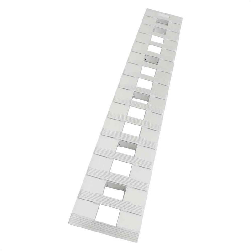 DURAFORCE NEW 84" x14" Aluminum Ramps 2 Pcs 6000Lbs Car Trailer Truck Hook End