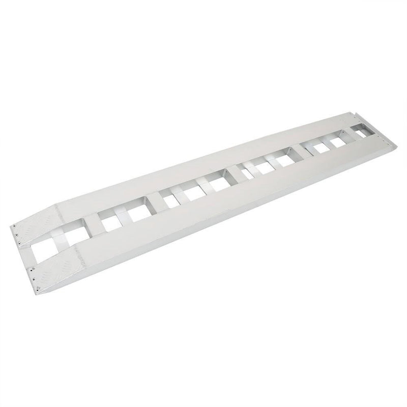 DURAFORCE NEW 84" x14" Aluminum Ramps 2 Pcs 6000Lbs Car Trailer Truck Hook End