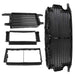 DURAFORCE Upper＋Lower Radiator Grille Shutter Assembly W/o Motor Fit For 18-20 Ford F150