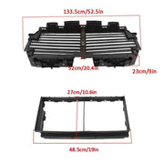 DURAFORCE Upper＋Lower Radiator Grille Shutter Assembly W/o Motor Fit For 18-20 Ford F150