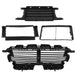DURAFORCE Upper＋Lower Radiator Grille Shutter Assembly W/o Motor Fit For 18-20 Ford F150