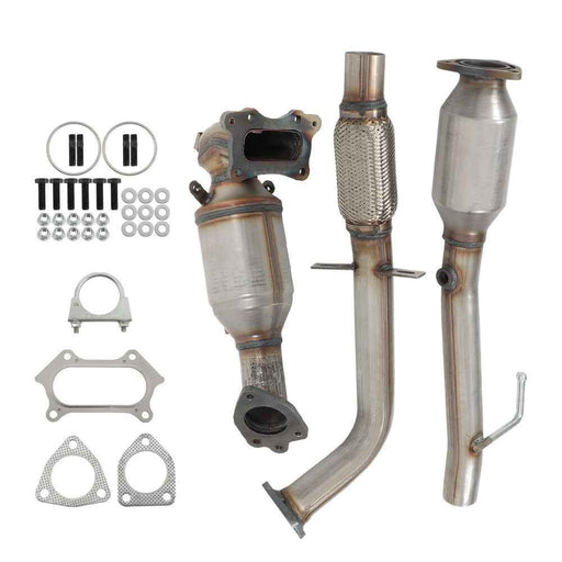 DURAFORCE For 13-17 Honda Accord EX-L Sport 2.4L Front Manifold & Rear Catalytic Converter