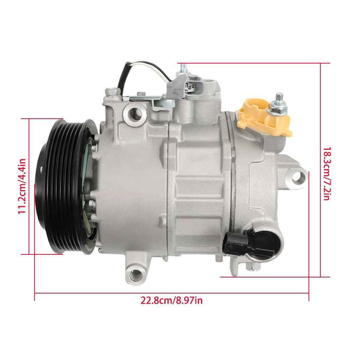 DURAFORCE For Dodge Challenger Charger Chrysler 300 5.7L 6.2L 6.4L A/C Compressor +Clutch
