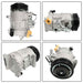 DURAFORCE For Dodge Challenger Charger Chrysler 300 5.7L 6.2L 6.4L A/C Compressor +Clutch
