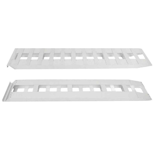 DURAFORCE 72"×14" Aluminum Ramps Car Trailer Truck Hook End 2 Pcs 6500Lbs 6FT