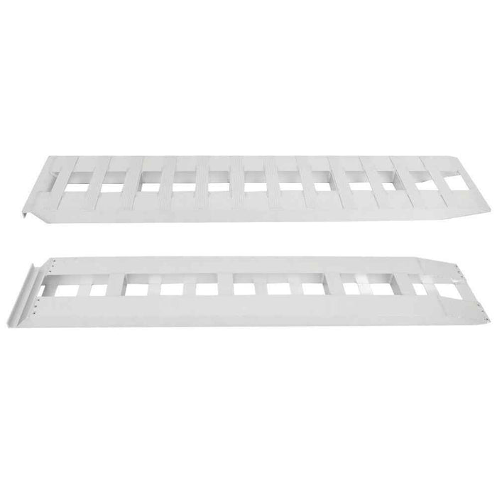 DURAFORCE 72"×14" Aluminum Ramps Car Trailer Truck Hook End 2 Pcs 6500Lbs 6FT
