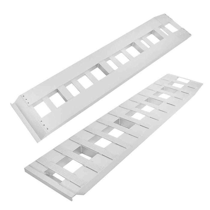 DURAFORCE 72"×14" Aluminum Ramps Car Trailer Truck Hook End 2 Pcs 6500Lbs 6FT