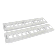 DURAFORCE 72"×14" Aluminum Ramps Car Trailer Truck Hook End 2 Pcs 6500Lbs 6FT