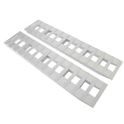 DURAFORCE 72"×14" Aluminum Ramps Car Trailer Truck Hook End 2 Pcs 6500Lbs 6FT