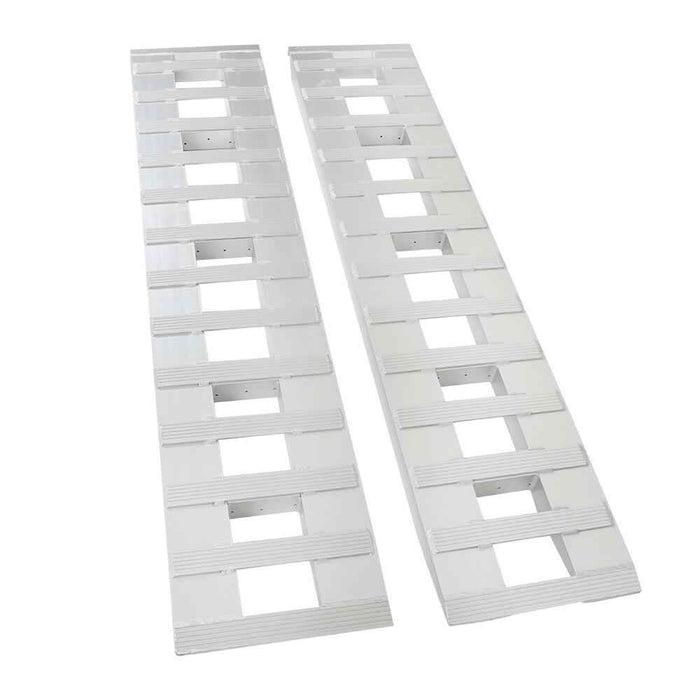 DURAFORCE 72"×14" Aluminum Ramps Car Trailer Truck Hook End 2 Pcs 6500Lbs 6FT