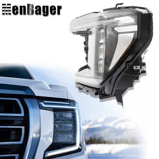 DURAFORCE For 2021-2023 GMC Yukon (XL) SLE SLT LED Headlight Headlamp Assembly Left Side