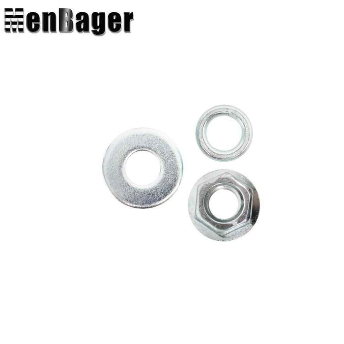 DURAFORCE Black Silver Side Steps Running Boards 6" For 2019-2024 Dodge Ram 1500 Crew Cab