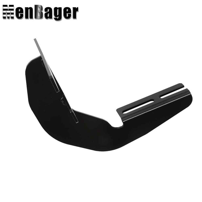 DURAFORCE Black Silver Side Steps Running Boards 6" For 2019-2024 Dodge Ram 1500 Crew Cab