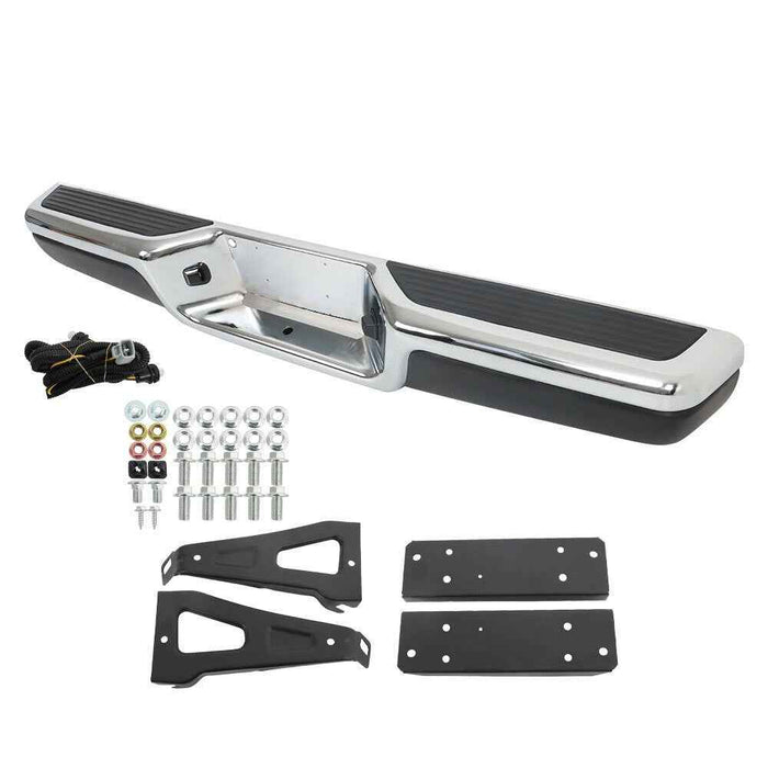 DURAFORCE For Dakota 1997-2004 Rear Step Bumper Assembly Chrome Steel CH1103103