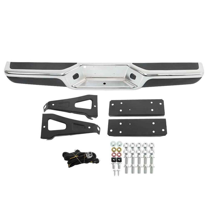 DURAFORCE For Dakota 1997-2004 Rear Step Bumper Assembly Chrome Steel CH1103103