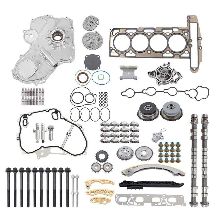DURAFORCE For 2008-15 Chevy Equinox GMC Buick Timing Chain Kit Camshaft Lifters Rockers