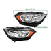 DURAFORCE Left&Right Headlight Headlamp w/o Projector Halogen For 2018-2022 Ford EcoSport