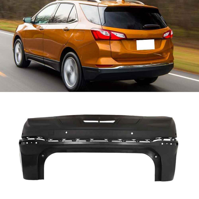 DURAFORCE Primered Rear Upper&Lower Bumper Cover For 2018 2019 2020 Chevy Equinox L/LS/LT